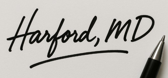 Harford County signature